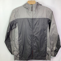 Size 10: Eddie Bauer 2 Tone Grey Rain Coat