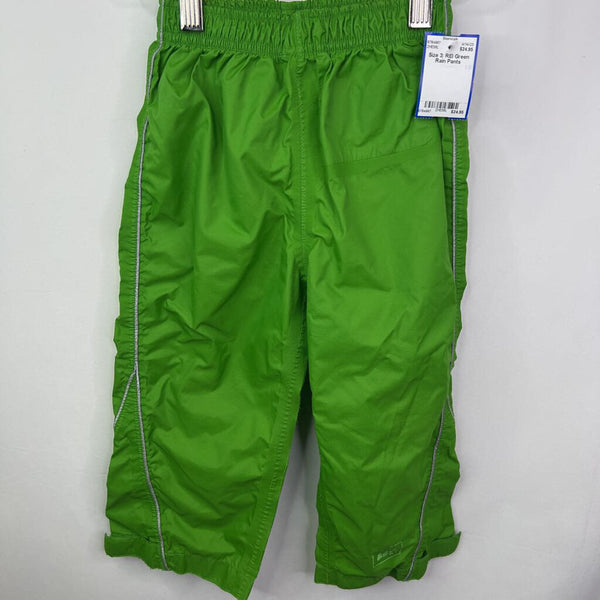 Size 3: REI Green Rain Pants