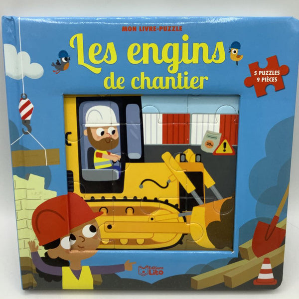 Les Engins De Chantier Puzzle Book (board book)