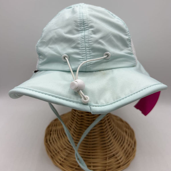 Size 0-6m: Swim Zip Light Blue Adjustable Swim Sun Hat