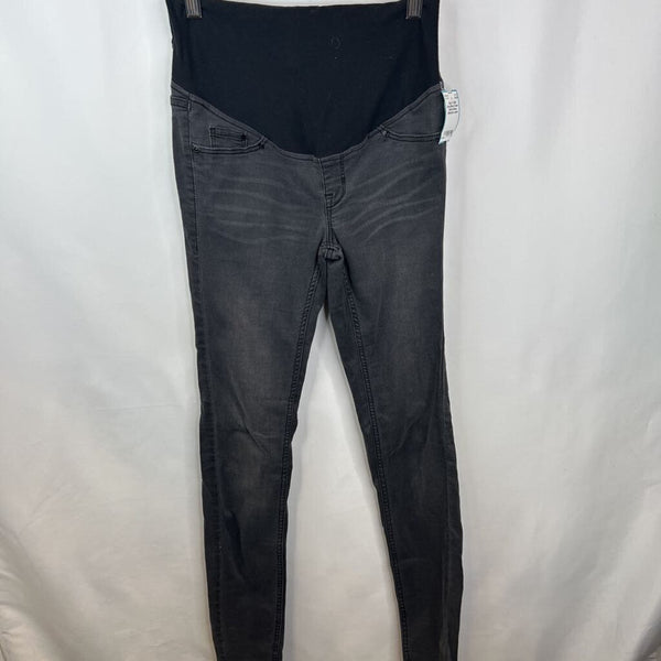 Size 2: H&M Grey/Black Wash Denim Skinny Maternity Jeans