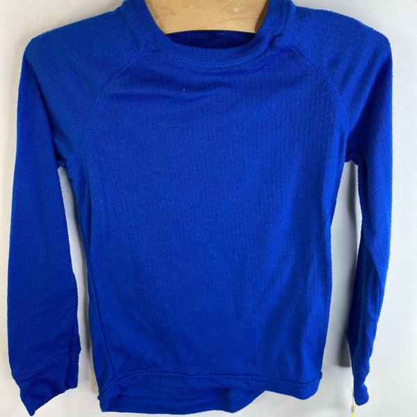 Size 5-6: Mountain Warehouse Isotherm Blue Base Layer Thermal Long Sleeve Shirt