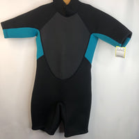 Size 5-6: Black & Blue Short Wet Suit