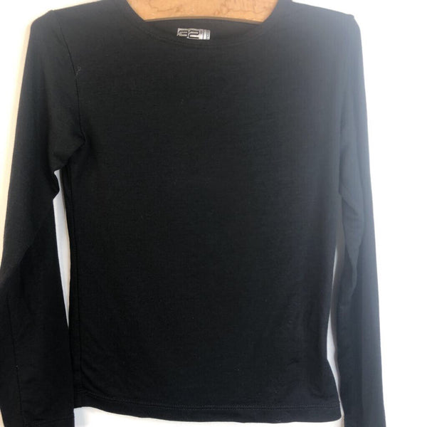 Size 6-7: 32 Degrees Heat Black Base Layer Long Sleeve Shirt