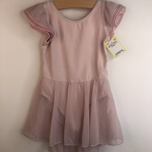 Size 5-6: Mdnmd Pink Dance Dress Leotard