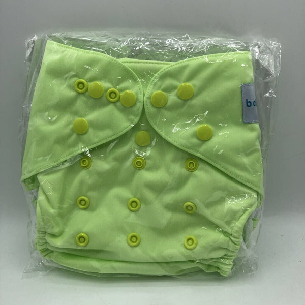 Size OS: Baby Goal Lime Green Snap Diaper Cover *NEW
