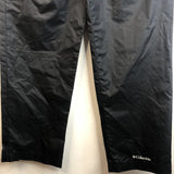 Size 10-12: Columbia Black Rain Pants