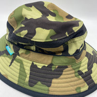 Size S: Sunday Afternoons Black/Camo Sun Hat