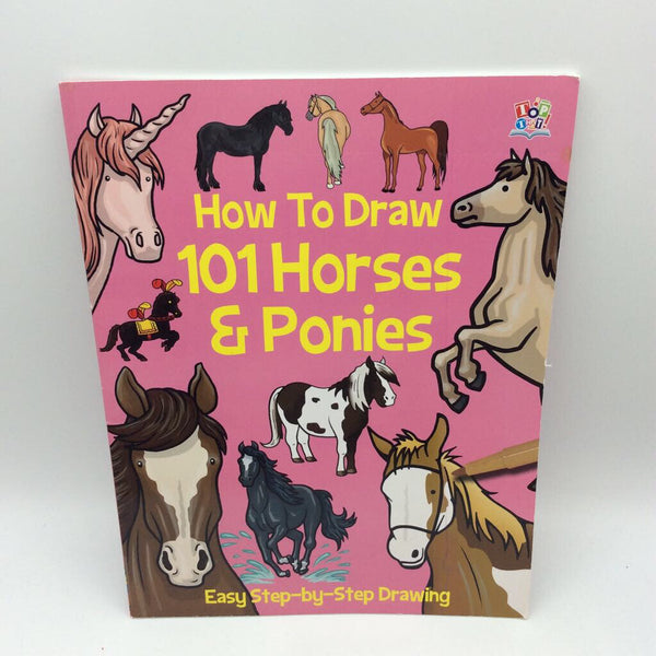 How to Draw 101 Horses & Ponies (paperback)