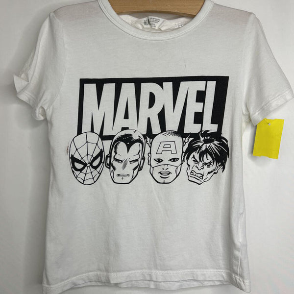 Size 5: Marvel Super Hero Black White T