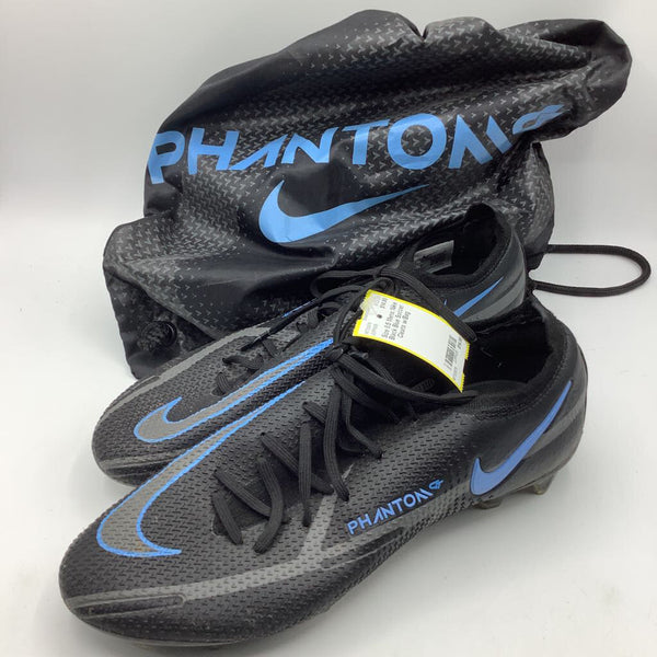 Size 8.5 Mens: Nike Black Blue Soccer Cleats w/Bag