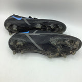 Size 8.5 Mens: Nike Black Blue Soccer Cleats w/Bag