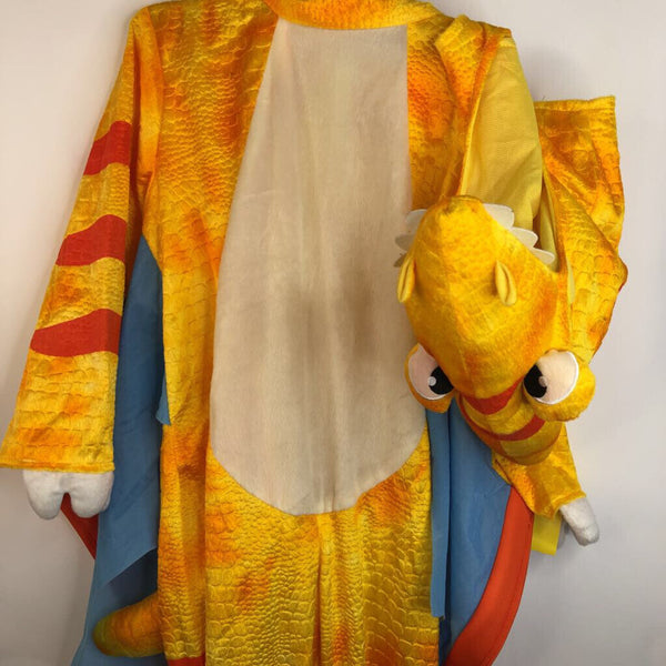 Size 5-7: Spooktacular Yellow Pterodactyl Costume w/ hat