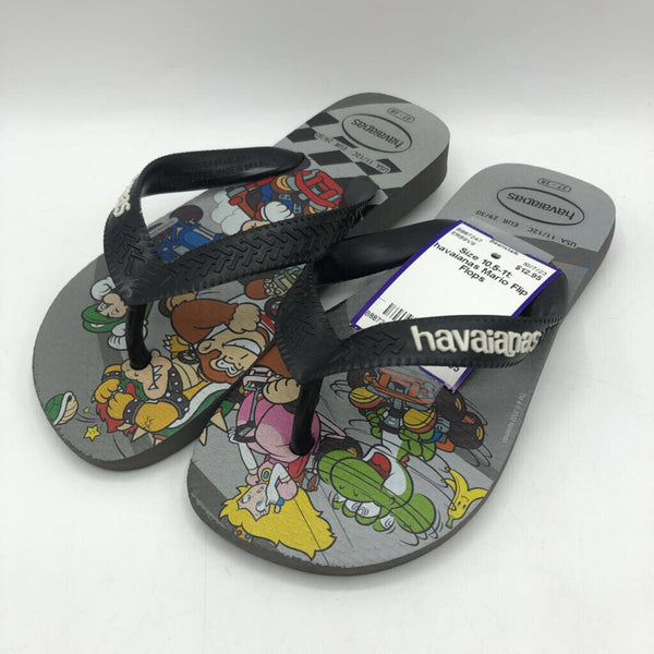 Size 10.5-11: havaianas Mario Flip Flops