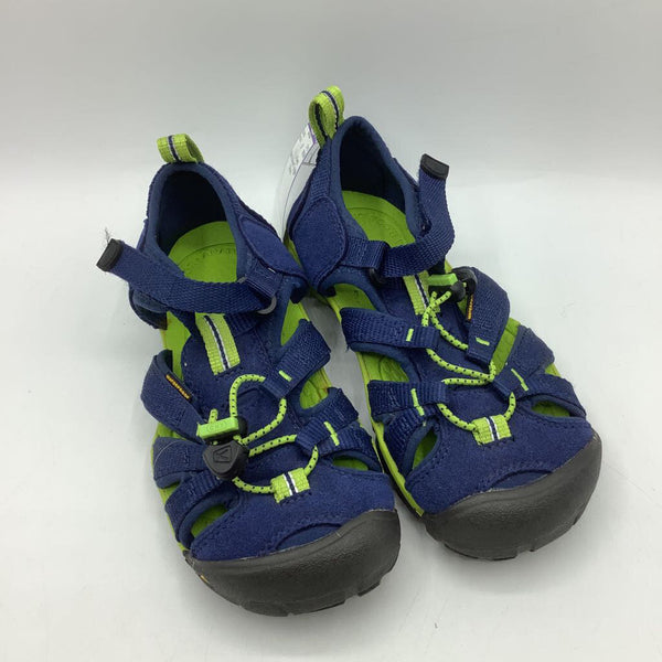 Size 13: Keen Navy/Green Toggle Shoes