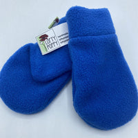Size Toddler (1-3T): Lofty Poppy Locally Made BLUE Fleece Mittens - NEW