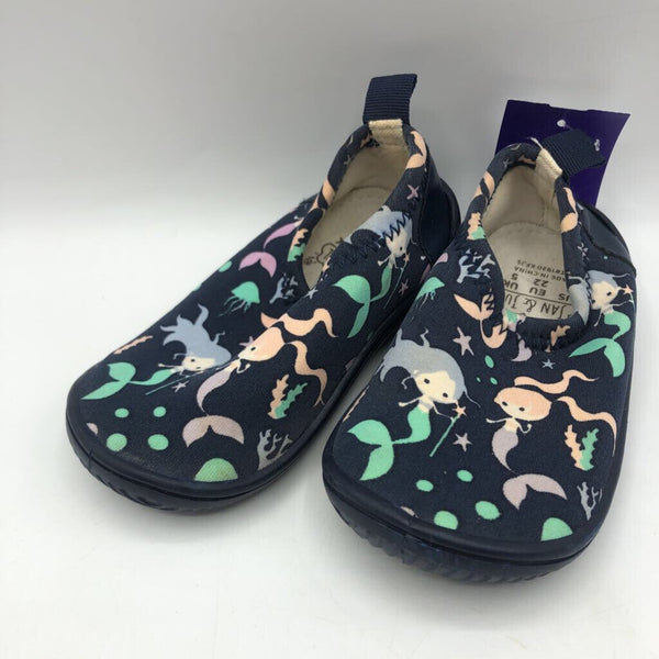 Size 6: Jan & Jul Navy Mermaid Water Shoes