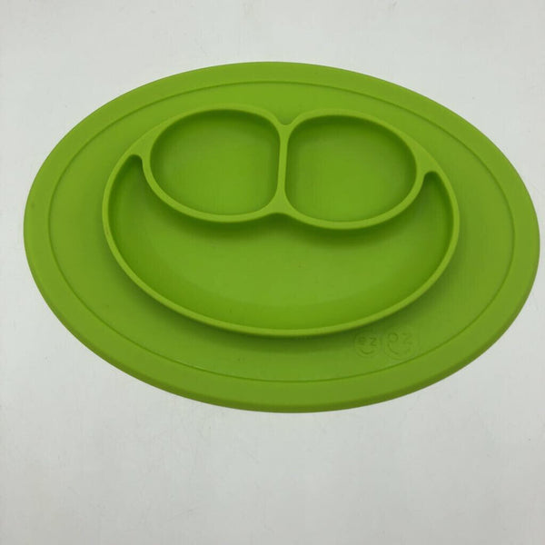 Ez Pz Green Silicone Suction Feeding Plate