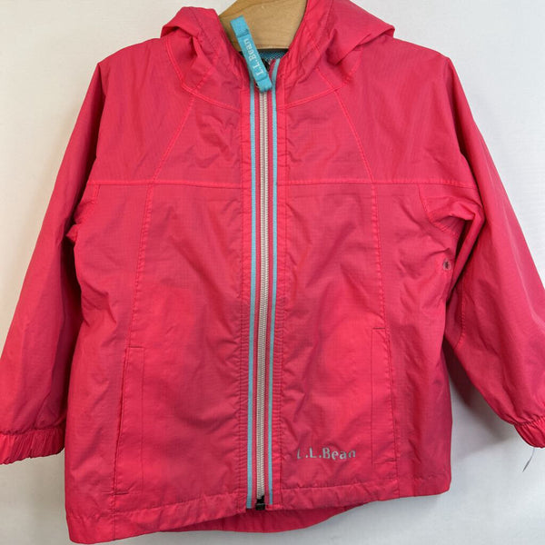 Size 12-18m: LL Bean Pink Lined Rain Coat