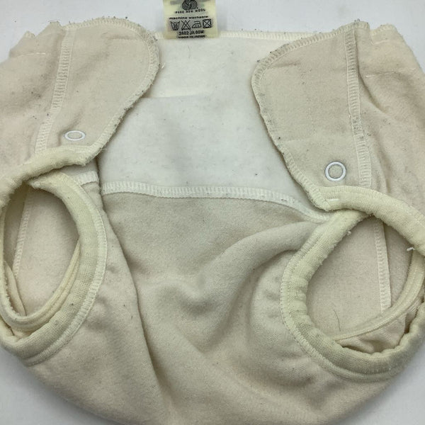 Size Lg 20-26lbs: IMSE VIMSE Wool Velcro/Single Snap Diaper Cover