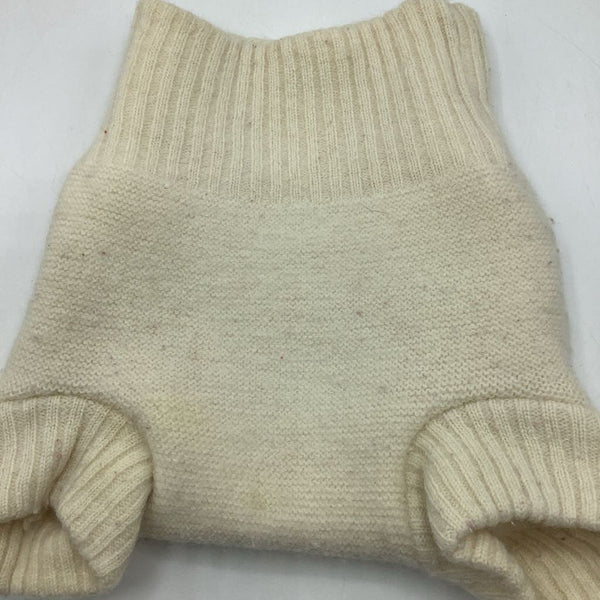 Size 6-12m (11-19lbs) : Disana Wool Pull-On Diaper Cover Natural Color Made in Germany