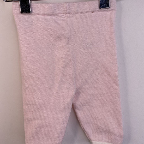 Size NB: Edgehill Collection Pink Knit Leggings
