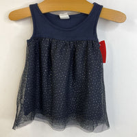 Size 18-24m: Gap Navy Blue Tulle Sparkly Tank Top