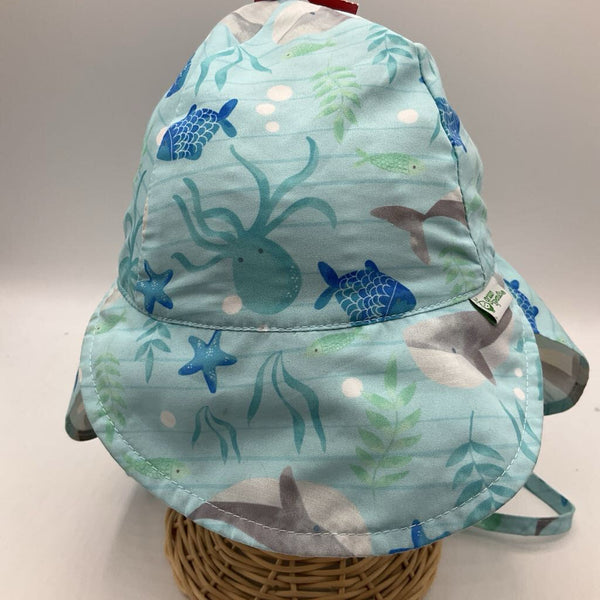 Size 9-18m: Green Sprouts Blue Ocean Sun Hat