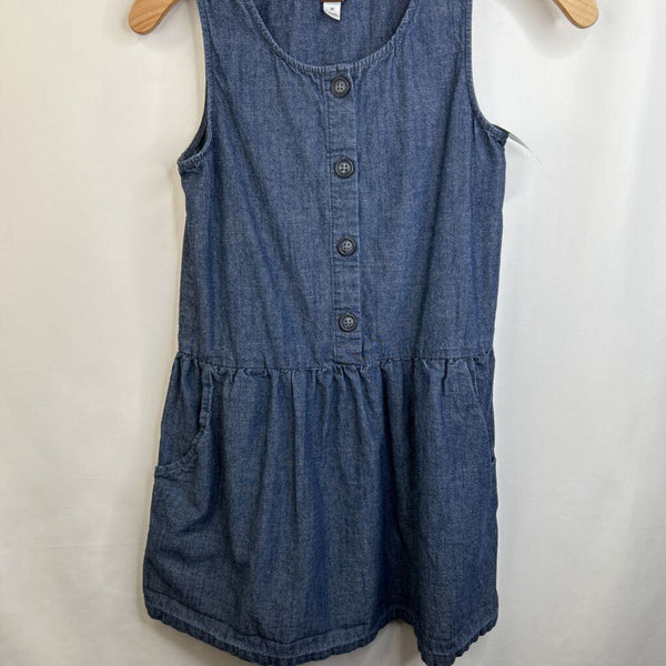 Size 10: Tea Denim Blue Tank Top Dress