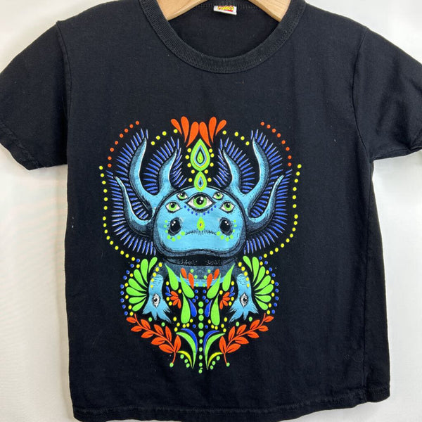 Size 10: Marvel Black w/ Neon Design T-Shirt