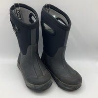 Size 10: Bogs Black Insulated Rain Boots