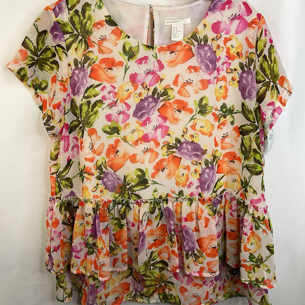 Size M: H&M Maternity Floral Short Sleeve
