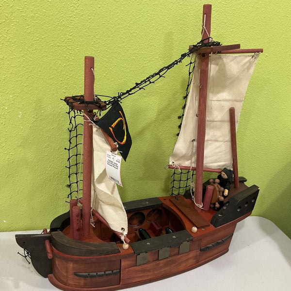 Captain Jacks Cove Pirate Ship Wooden Playset