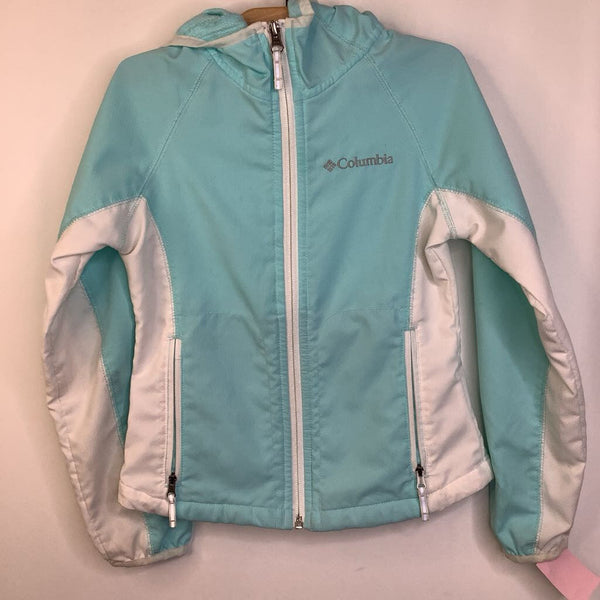 Size 6: Columbia Turquoise Blue Zip-up Light Jacket