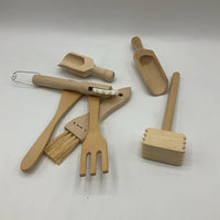 Wooden Pretend Kitchen Tools
