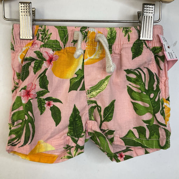 Size 0-3m: Old Navy Pink Tropical Shorts