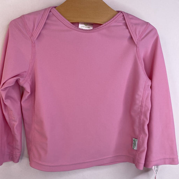 Size 12m: Green Sprout Light Pink Long Sleeve Swim Shirt