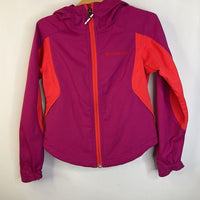 Size 4-5: Columbia Magenta & Orange Rain Coat