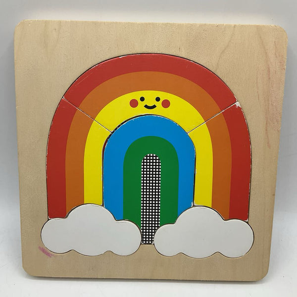 3 Layer Wooden Rainbow Puzzle : REDUCED