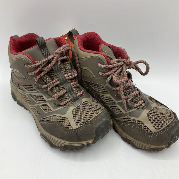 Size 12: Merrell Brown Lace-up Hiking Boots