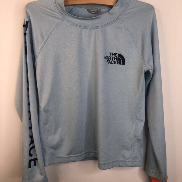 Size 6-7: The North Face UPF 40+ Light Blue Long Sleeve T