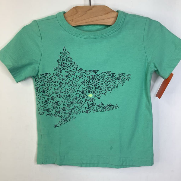 Size 18-24m (80): Tea Green School of Fish T-Shirt