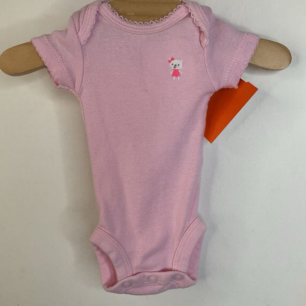 Size Preemie: Carters Pink Short Sleeve Onesie