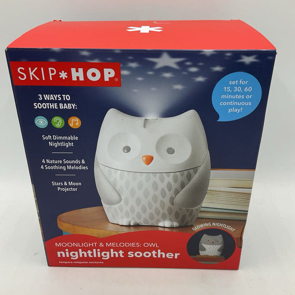 Skip Hop Moonlight & Melodies Owl Nightlight Soother/sound machine