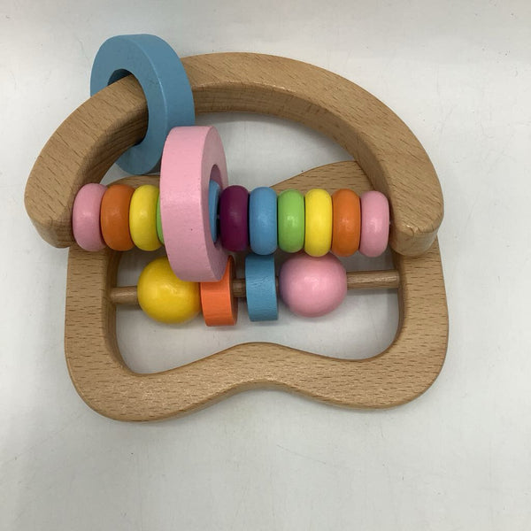 Bag of Assorted Wooden Teething Toys