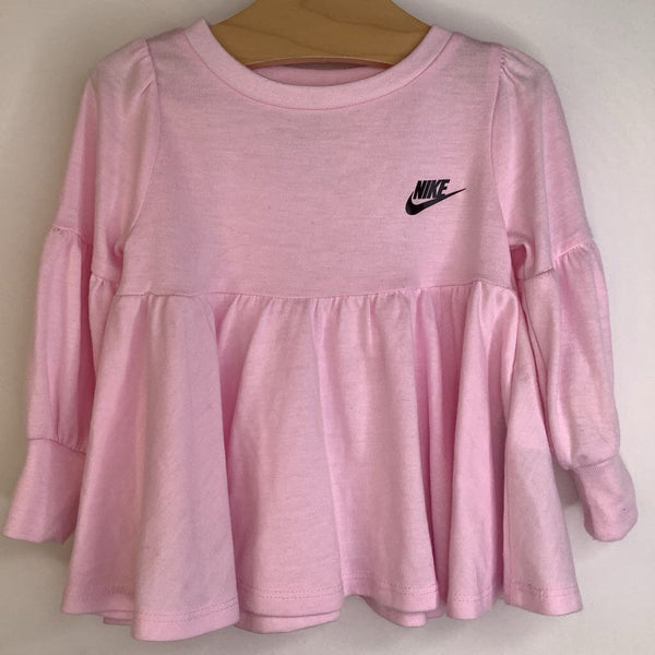 Size 12m: Nike Baby Pink Long Sleeve Dress